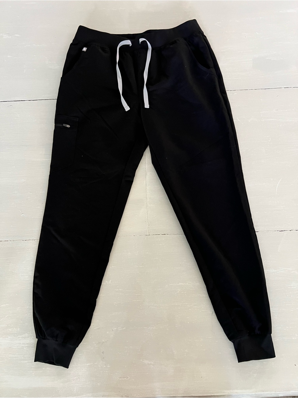 FIGS Zamora Women’s L/T Large Tall Black Jogger Scrub Pants